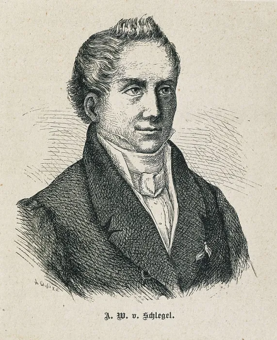 Framed Print : SCHLEGEL, August Wilhelm von (1767-1845). Etching. AISA / Everett Collection**US SALES ONLY** Framed Print : SCHLEGEL, August Wilhelm von (1767-1845). Etching. AISA / Everett Collection**US SALES ONLY**