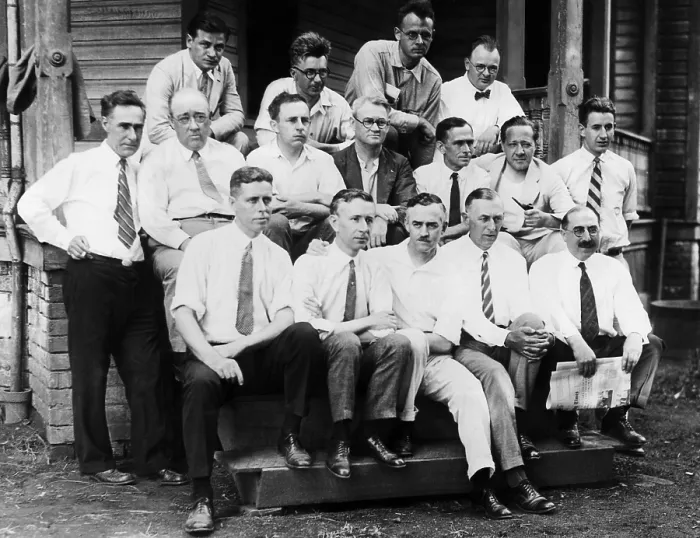 Framed Print : Some of the scientists and lawyers who rallied for the defense of evolution at the Scopes Trial, 1925.. Courtesy: CSU Archives / Everett Collection Framed Print : Some of the scientists and lawyers who rallied for the defense of evolution at the Scopes Trial, 1925.. Courtesy: CSU Archives / Everett Collection