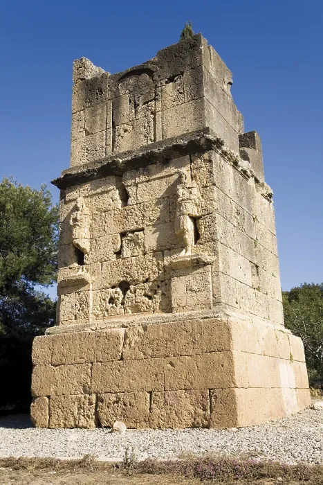 Framed Print : The Scipio's Tower. 1st c. SPAIN. CATALONIA. TARRAGONA. Tarragona. Roman art. Early Empire. Architecture. AISA / Everett Collection**US SALES ONLY**