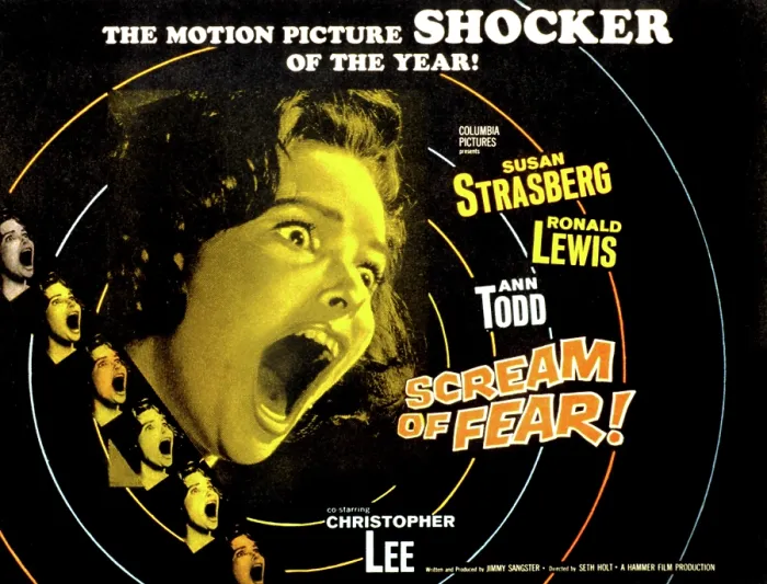 Framed Print : SCREAM OF FEAR, (aka TASTE OF FEAR), Susan Strasberg, 1961