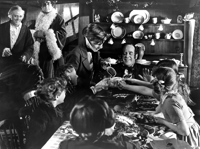 Framed Print : SCROOGE, (aka A CHRISTMAS CAROL), Alastair Sim, Mervyn Johns, 1951