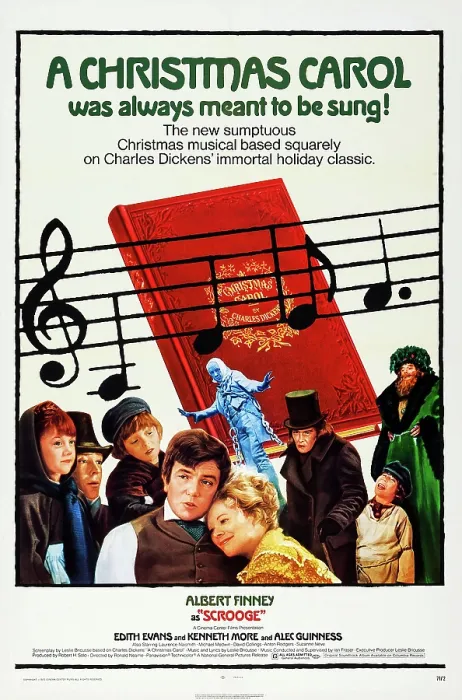 Framed Print : SCROOGE, US poster, from left: Karen Scargill, David Collings, Richard Beaumont, Albert Finney, Suzanne Neve, Alec Guinness (rear in chains), 1970 Framed Print : SCROOGE, US poster, from left: Karen Scargill, David Collings, Richard Beaumont, Albert Finney, Suzanne Neve, Alec Guinness (rear in chains), 1970