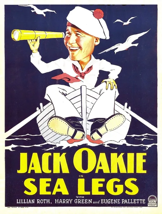 Framed Print : SEA LEGS, Jack Oakie on window card, 1930 Framed Print : SEA LEGS, Jack Oakie on window card, 1930