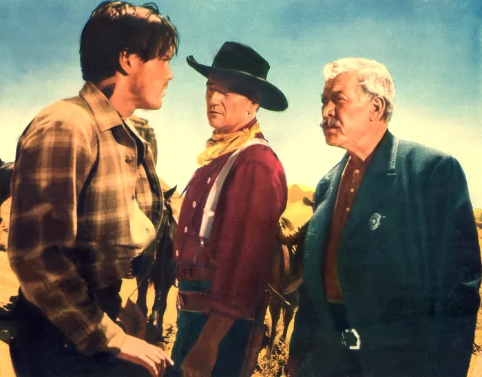 Framed Print : THE SEARCHERS, Jeffrey Hunter, John Wayne, Ward Bond, 1956 Framed Print : THE SEARCHERS, Jeffrey Hunter, John Wayne, Ward Bond, 1956