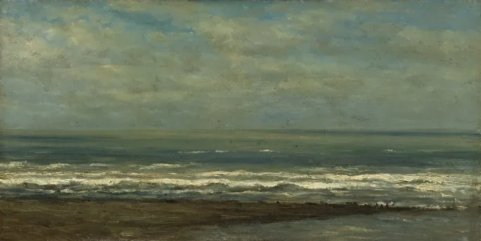 Framed Print : Seascape near Heijst, by Willem Roelofs 1st, c. 1868, Dutch painting, oil on canvas. (BSLOC_2016_1_232) Framed Print : Seascape near Heijst, by Willem Roelofs 1st, c. 1868, Dutch painting, oil on canvas. (BSLOC_2016_1_232)