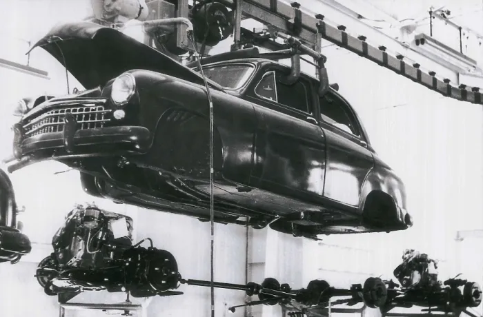 Framed Print : SEAT Car Factory in Barcelona (2nd June 1953). AISA / Everett Collection**US SALES ONLY**