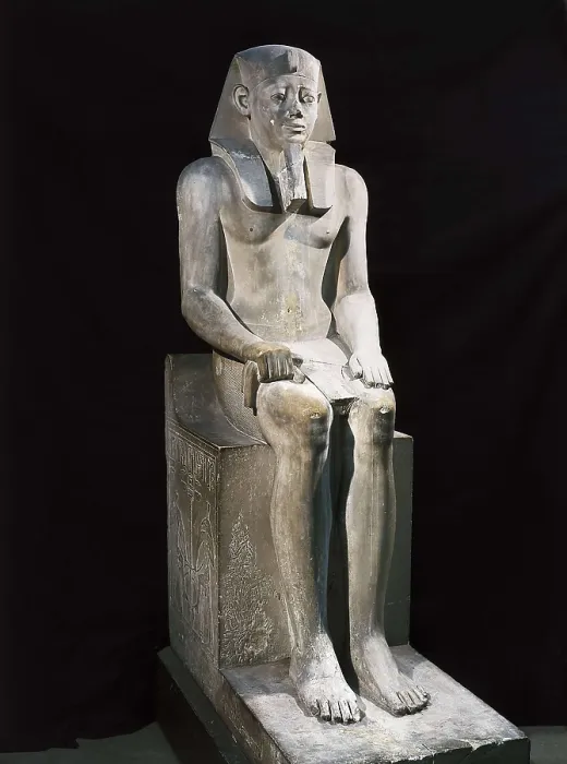 Framed Print : Seated statue of Sesostris I. 1971 -1928 BC. Egyptian art. Middle Kingdom. Sculpture on rock. EGYPT. Cairo. Egyptian Museum. Proc: EGYPT. Al-Lisht Framed Print : Seated statue of Sesostris I. 1971 -1928 BC. Egyptian art. Middle Kingdom. Sculpture on rock. EGYPT. Cairo. Egyptian Museum. Proc: EGYPT. Al-Lisht