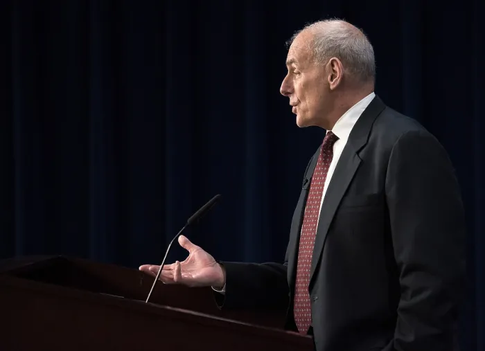 Framed Print : Sec. John F. Kelly speaking with senior leadership at Immigration and Customs Enforcement (ICE). March 22, 2017. Kelly served as Secretary of Homeland Security from Jan Framed Print : Sec. John F. Kelly speaking with senior leadership at Immigration and Customs Enforcement (ICE). March 22, 2017. Kelly served as Secretary of Homeland Security from Jan