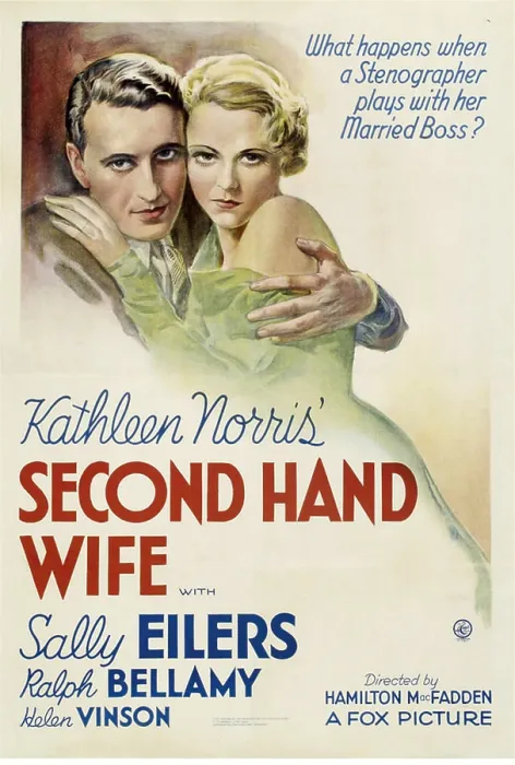 Framed Print : SECOND HAND WIFE, from left: Ralph Bellamy, Sally Eilers, 1933, TM and Copyright 20th Century Fox Film Corp. All rights reserved. / courtesy Everett Collection