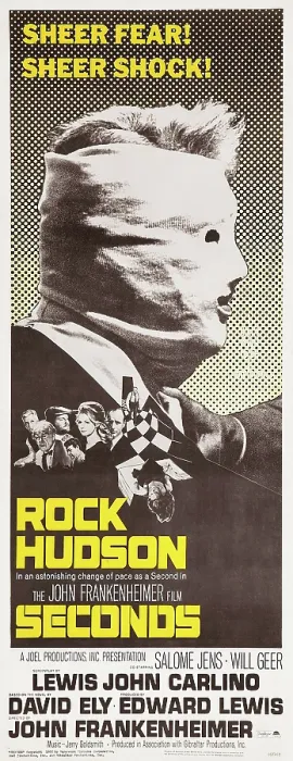 Framed Print : SECONDS, US poster, Rock Hudson, 1966