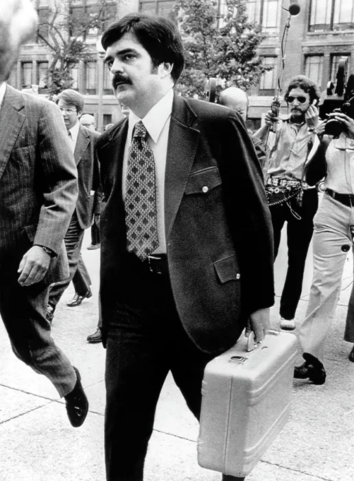 Framed Print : Secret Service Agent arriving at U.S. District Court with 13 additional tapes of Pres. Richard Nixon's Watergate cover-up, August 2, 1974 Framed Print : Secret Service Agent arriving at U.S. District Court with 13 additional tapes of Pres. Richard Nixon's Watergate cover-up, August 2, 1974