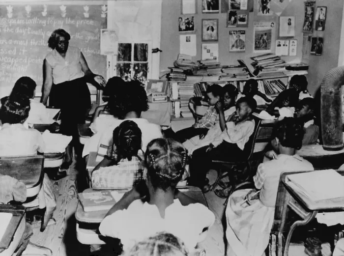 Framed Print : Segregated classroom. Six years after the Supreme court ordered school integration, this one room school with primary and intermediate grades, was still in operation in Virginia Framed Print : Segregated classroom. Six years after the Supreme court ordered school integration, this one room school with primary and intermediate grades, was still in operation in Virginia