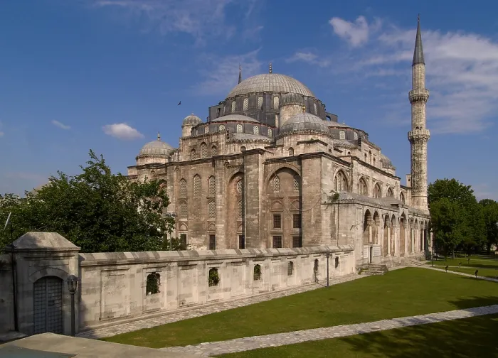 Framed Print : Sehzade Mosque (Sehzade Camii), by Mimar Sinan, 1543-1548, 16th Century, marble and granite building - Turkey, Istanbul. Whole artwork view Framed Print : Sehzade Mosque (Sehzade Camii), by Mimar Sinan, 1543-1548, 16th Century, marble and granite building - Turkey, Istanbul. Whole artwork view