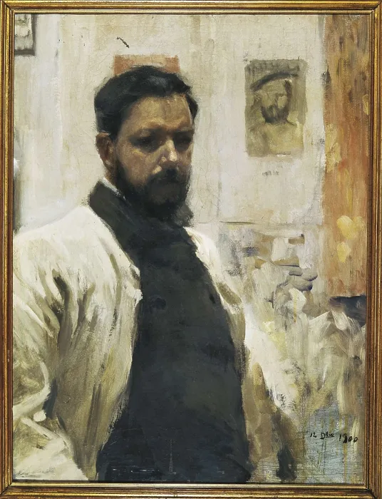 Framed Print : Self-Portrait. 1900. Oil on canvas. SPAIN. Madrid. Sorolla Museum. AISA / Everett Collection**US SALES ONLY**