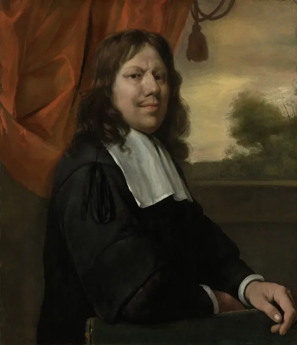 Framed Print : Self-portrait, by Jan Steen, c. 1670, Dutch painting, oil on canvas. Steen was one of the most popular and successful Dutch painters of the 19th century