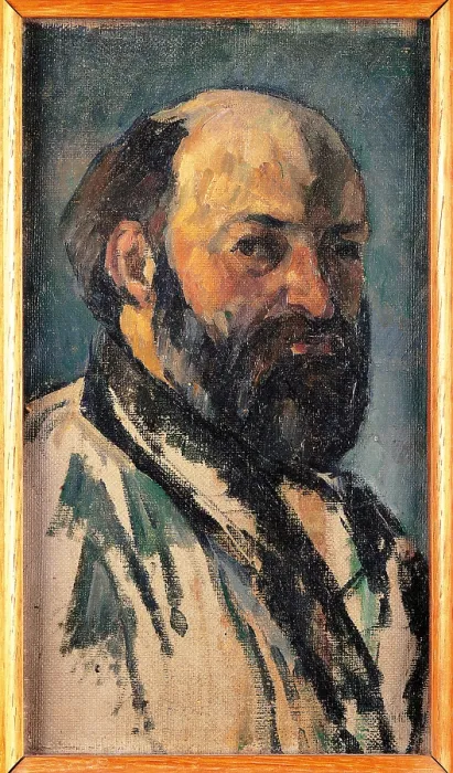 Framed Print : Self portrait, by Paul Czanne, 1877 - 1880, 19th Century, oil on canvas, cm 25, 5 x 14, 5 - France, Ile de France, Paris, Muse dOrsay. All Framed Print : Self portrait, by Paul Czanne, 1877 - 1880, 19th Century, oil on canvas, cm 25, 5 x 14, 5 - France, Ile de France, Paris, Muse dOrsay. All