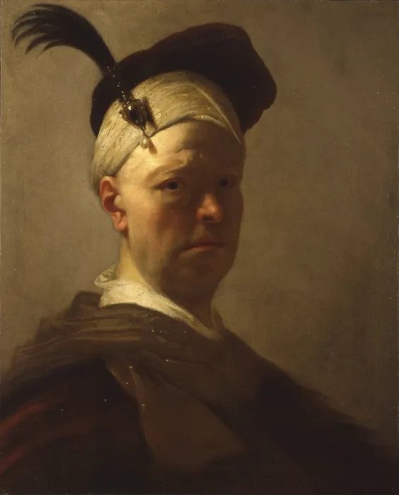 Framed Print : Self-portrait, by Salomon Adler, 17th Century, oil on canvas - Private collection. Whole artwork view. Portrait of three quarters of a painter with hat with feather Framed Print : Self-portrait, by Salomon Adler, 17th Century, oil on canvas - Private collection. Whole artwork view. Portrait of three quarters of a painter with hat with feather