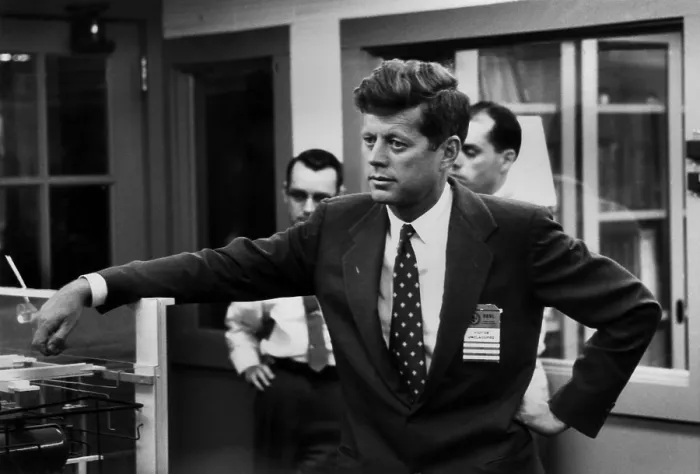 Framed Print : Sen. John F. Kennedy visiting Oak Ridge National Laboratory. Feb. 24, 1959 Framed Print : Sen. John F. Kennedy visiting Oak Ridge National Laboratory. Feb. 24, 1959