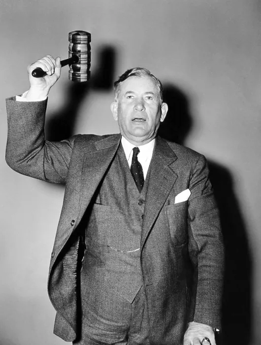 Framed Print : Senator Alban Barkley of Kentucky, in 1936. He was the Democratic Senate leader from 1937-1949, when he became Harry Truman's Vice President running mate in 1948