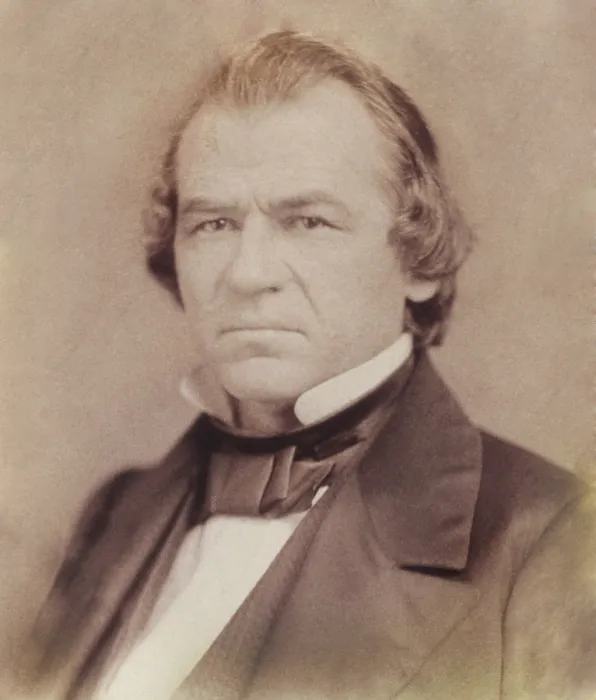 Framed Print : Senator Andrew Johnson in an 1859 portrait by Julian Vannerson, when he was in his first term as Democratic Senator from Tennessee, in the Thirty-fifth Congress Framed Print : Senator Andrew Johnson in an 1859 portrait by Julian Vannerson, when he was in his first term as Democratic Senator from Tennessee, in the Thirty-fifth Congress