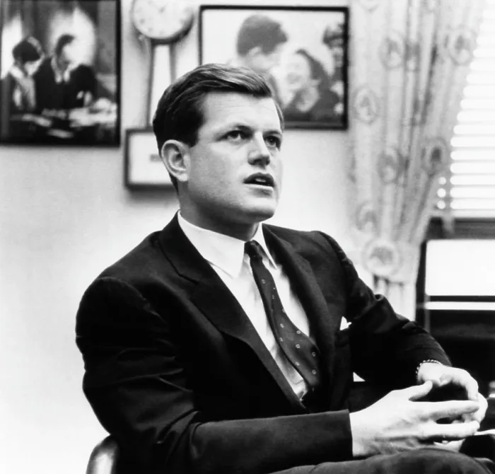 Framed Print : Senator-elect Edward Kennedy, in his new office, Washington, January 7, 1963, Courtesy: CSU Archives / Everett Collection