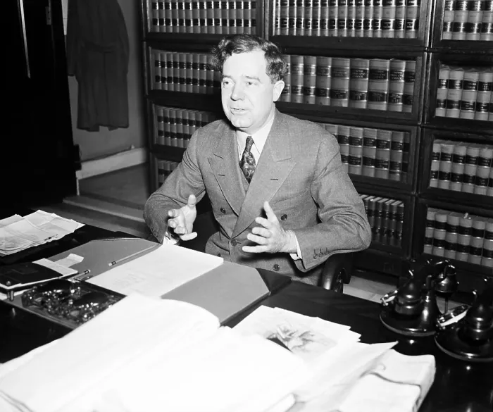 Framed Print : Senator Huey Long at the Capitol. Jan. 1935. He proposed wealth redistribution by taxing the assets of corporations and wealthy individuals to end poverty. (BSLOC_2013_6_193)