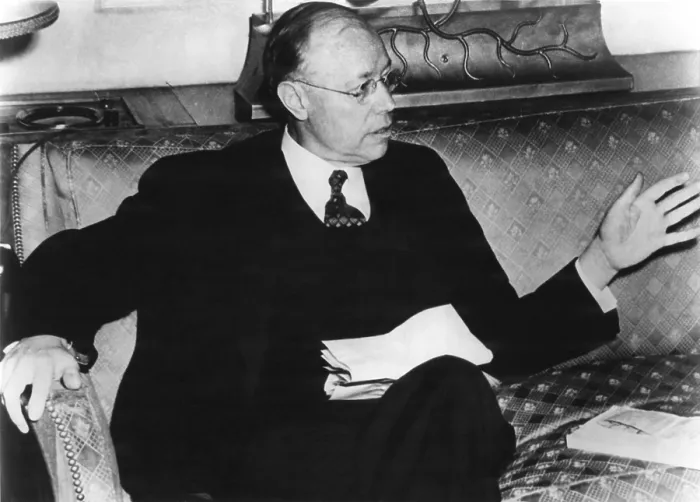 Framed Print : Senator Robert A. Taft, the son of President William Howard Taft, was a conservative who opposed the Truman administrations Marshall Plan and formation of NATO