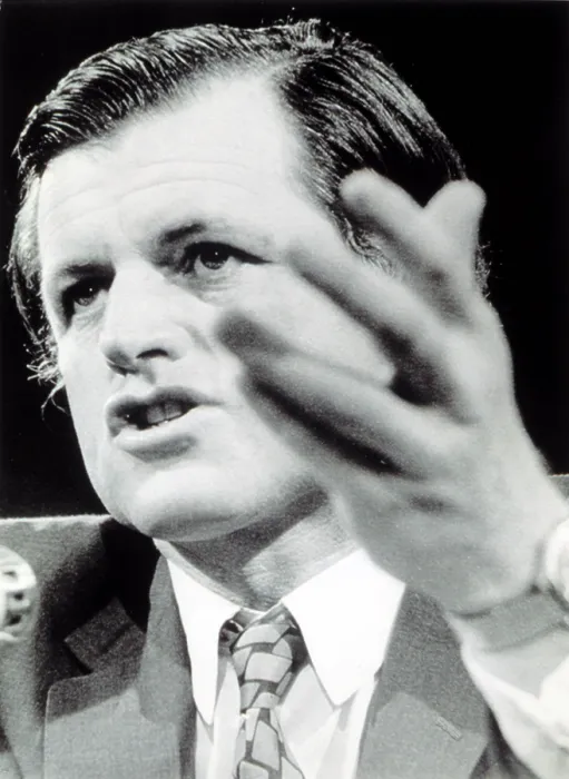Framed Print : Senator Ted Kennedy in 1973. Courtesy: CSU Archives  /  Everett Collection
