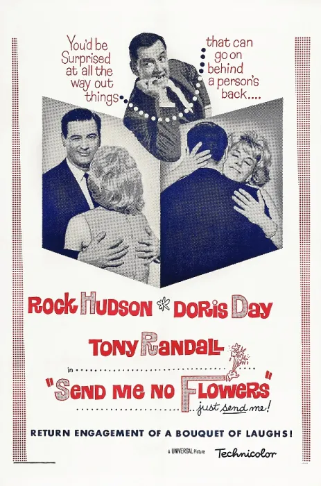 Framed Print : SEND ME NO FLOWERS, US poster art, fom left: Rock Hudson, Tony Randall, Doris Day, 1964 Framed Print : SEND ME NO FLOWERS, US poster art, fom left: Rock Hudson, Tony Randall, Doris Day, 1964