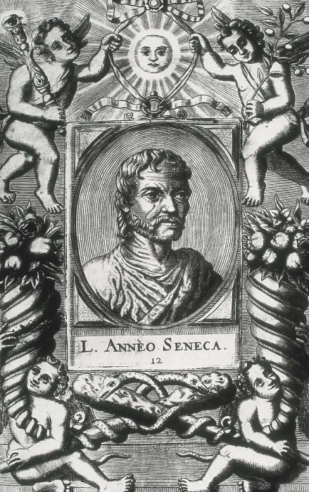 Framed Print : SENECA, Lucius Annaeus (4 BC-65). Etching. AISA / Everett Collection**US SALES ONLY**