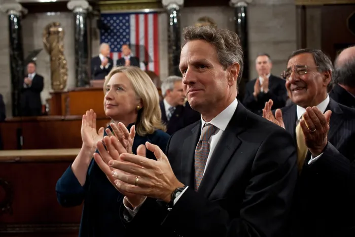 Framed Print : Senior Cabinet members applaud President Obama at the Capitol. L-R: Sec. of State Hillary Clinton; Treasury Sec. Timothy Geithner; and Defense Sec. Leon Panetta. Sept. 8, 2011 Framed Print : Senior Cabinet members applaud President Obama at the Capitol. L-R: Sec. of State Hillary Clinton; Treasury Sec. Timothy Geithner; and Defense Sec. Leon Panetta. Sept. 8, 2011