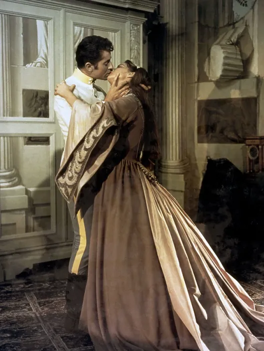 Framed Print : SENSO, from left: Farley Granger, Alida Valli, 1954