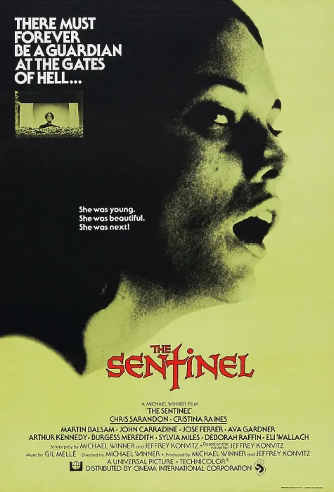 Framed Print : THE SENTINEL, US poster, Cristina Raines, 1977 Framed Print : THE SENTINEL, US poster, Cristina Raines, 1977