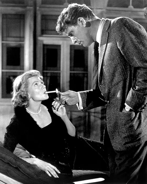 Framed Print : SEPARATE TABLES, Rita Hayworth, Burt Lancaster, 1958