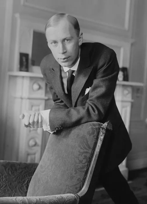 Framed Print : Sergei Prokofiev, Soviet Russian composer, pianist and conductor, c. 1918. He pursued an expatriate career in the West from 1918-36 with the USSR government approval