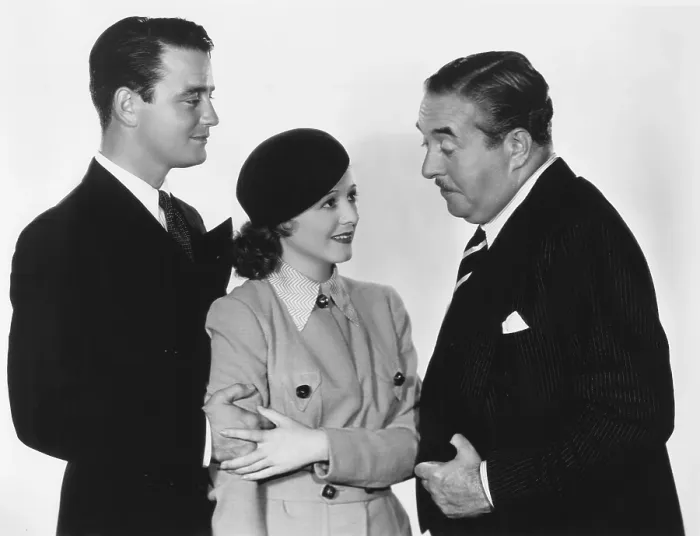 Framed Print : SERVANTS ENTRANCE, from left: Lew Ayres, Janet Gaynor, Walter Connolly, 1934, TM & Copyright 20th Century Fox Film Corp. / courtesy Everett Collection