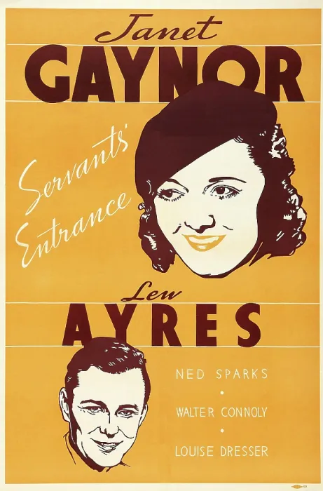 Framed Print : SERVANTS ENTRANCE, US poster art, from top: Janet Gaynor, Lew Ayres, 1934. TM & copyright 20th Century Fox Film Corp. All rights resrved / courtesy Everett Collection
