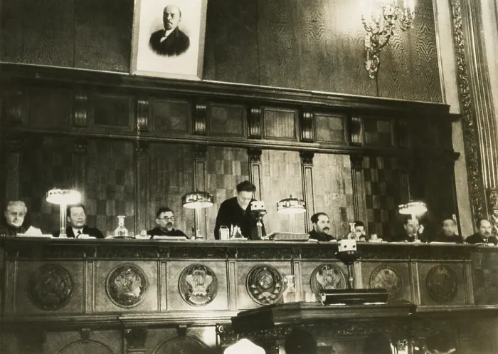 Framed Print : Third Session of the Central Executive Committee of Soviet Union opened Jan. 23, 1933 in Moscow. Standing is Mikhail Kalinin, President of the Central Executive Committee Framed Print : Third Session of the Central Executive Committee of Soviet Union opened Jan. 23, 1933 in Moscow. Standing is Mikhail Kalinin, President of the Central Executive Committee