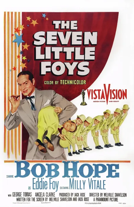 Framed Print : THE SEVEN LITTLE FOYS, US poster art, left: Bob Hope, 1955