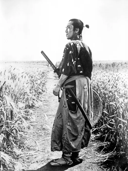 Framed Print : THE SEVEN SAMURAI, (aka SHICHININ NO SAMURAI), Seiji Miyaguchi, 1954