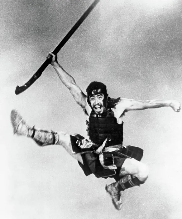 Framed Print : THE SEVEN SAMURAI, (aka SHICHININ NO SAMURAI), Toshiro Mifune, 1954