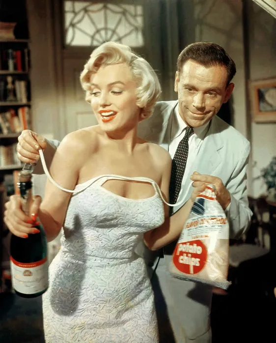 Framed Print : THE SEVEN YEAR ITCH, from left: Marilyn Monroe, Tom Ewell, 1955, TM TM and Copyright 20th Century Fox Film Corp. All rights reserved. Courtesy: Everett Collection Framed Print : THE SEVEN YEAR ITCH, from left: Marilyn Monroe, Tom Ewell, 1955, TM TM and Copyright 20th Century Fox Film Corp. All rights reserved. Courtesy: Everett Collection