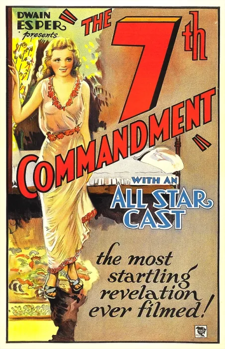 Framed Print : THE SEVENTH COMMANDMENT, (aka THE 7TH COMMANDMENT), Victoria Vinton, 1932