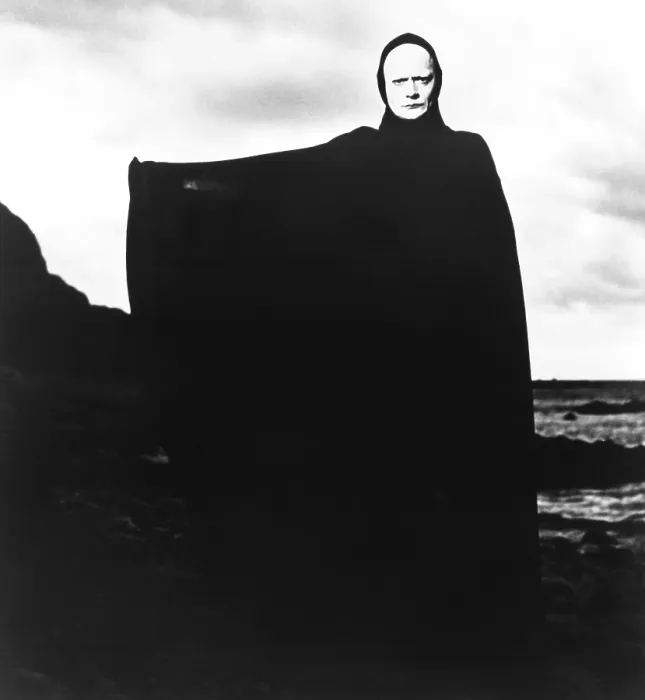 Framed Print : THE SEVENTH SEAL, Bengt Ekerot, 1957