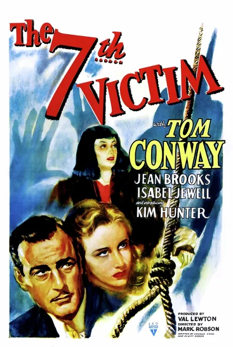 Framed Print : THE SEVENTH VICTIM, Tom Conway, Kim Hunter, Jean Brooks, 1943