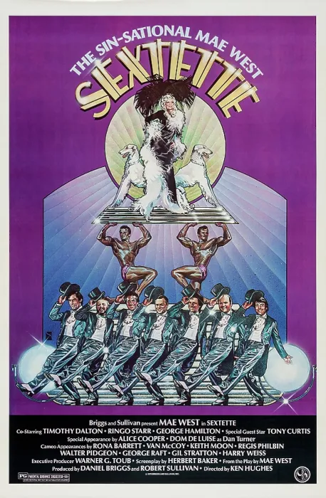 Framed Print : SEXTETTE, US poster art, Mae West, 1978. Crown International Pictures / courtesy Everett Collection