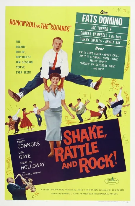 Framed Print : SHAKE, RATTLE AND ROCK!, US poster art, 1956 Framed Print : SHAKE, RATTLE AND ROCK!, US poster art, 1956