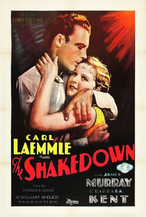 Framed Print : THE SHAKEDOWN, l-r: James Murray, Barbara Kent on poster art, 1929