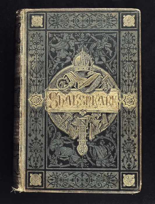 Framed Print : SHAKESPEARE, William (1564-1616). Spanish edition's title page from 1884 of William Shakespeare's works. AISA / Everett Collection**US SALES ONLY**