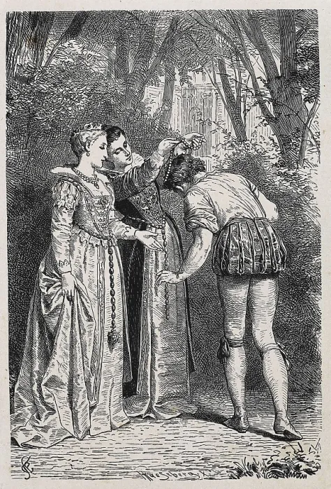 Framed Print : SHAKESPEARE, William (1564-1616). Illustration for William Shakespeare's work 'As you like', written between 1599 and 1600